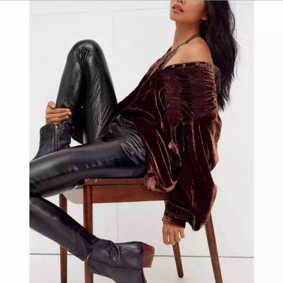 Free people velvet top - Picture 3 of 13